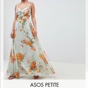 ASOS Floor Length Floral Dress
